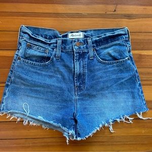 Madewell The Perfect Jean Short in Ullman Wash size 26